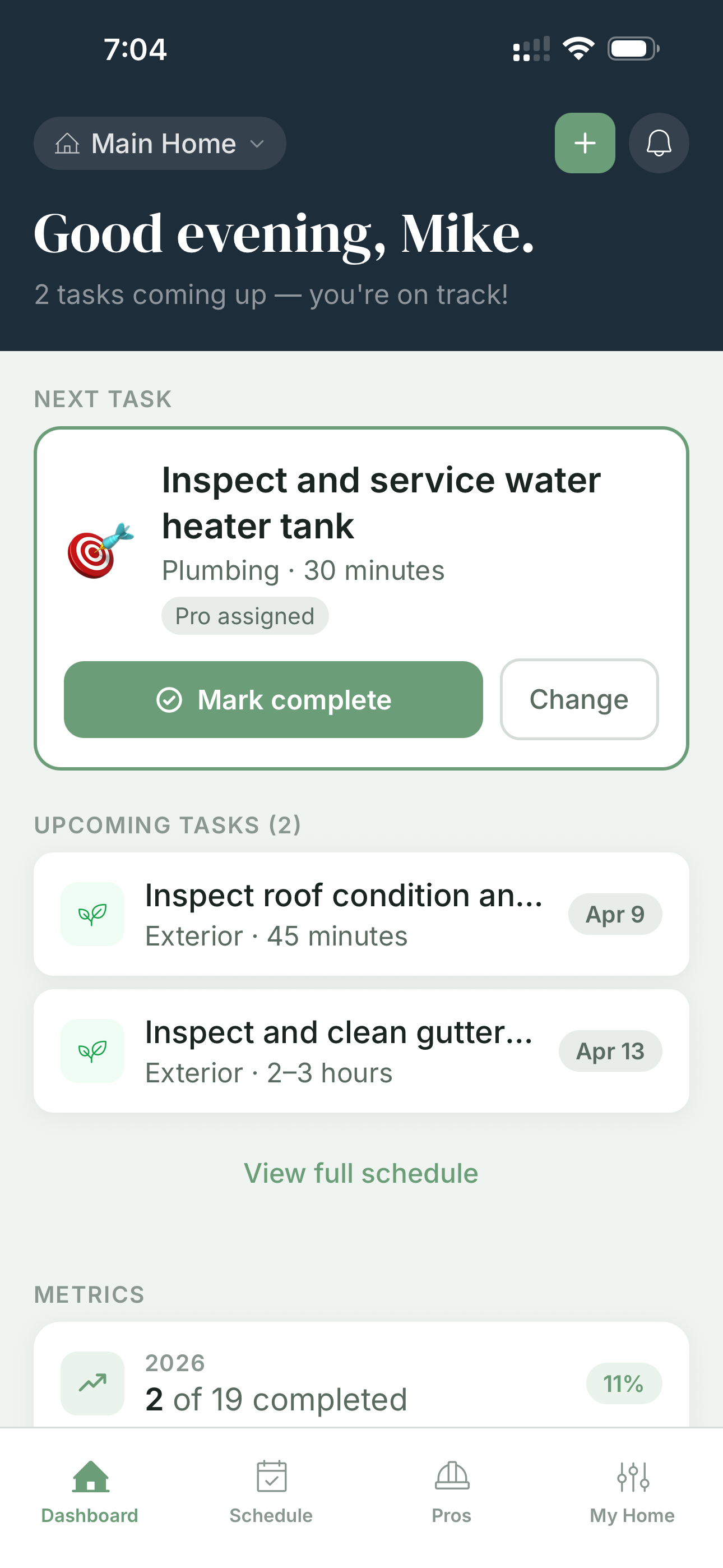 Mantle dashboard